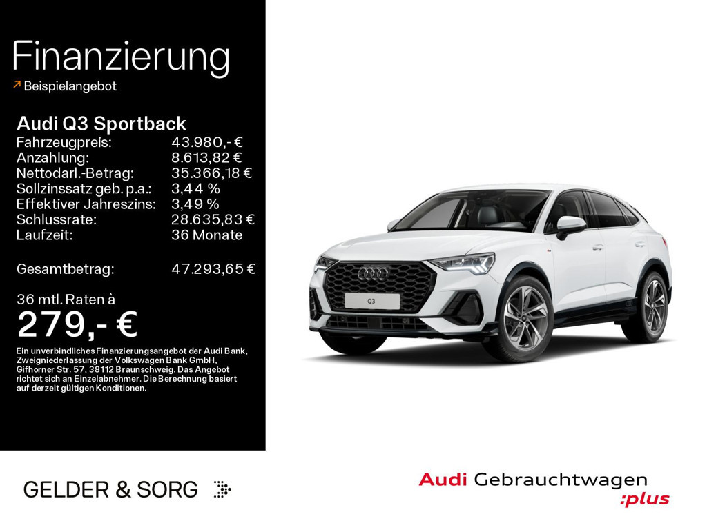 Audi Q3 Sportback S-Line 35 TFSI