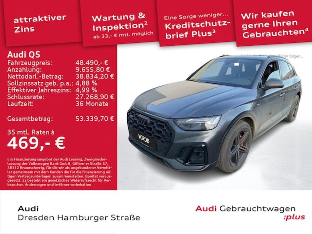 Audi Q5 Quattro S-Line S-Tronic Hybride 55 TFSI