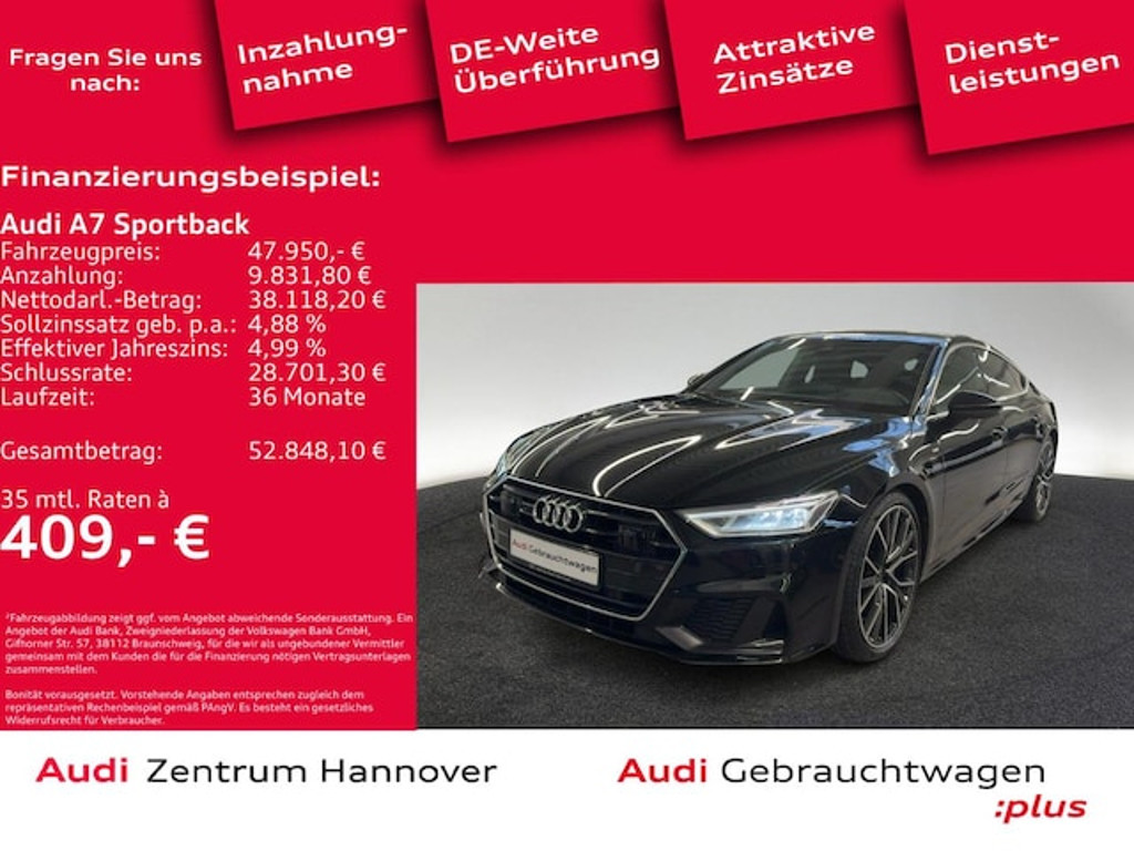 Audi A7 Sportback Quattro 50 TDI