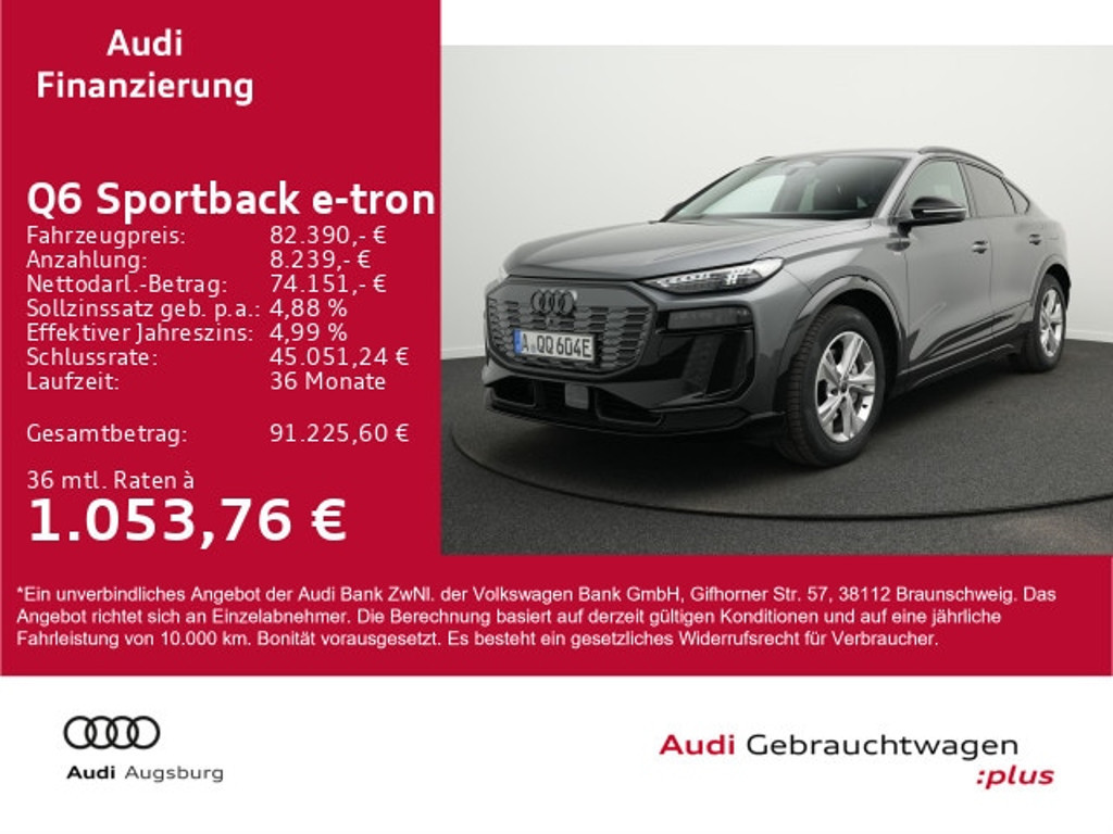 Audi Q6 e-tron Sportback Performance