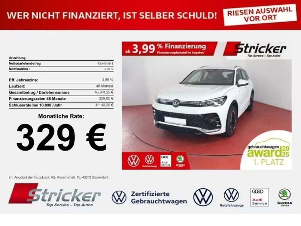 Volkswagen Tiguan DSG R-Line 2.0 TDI