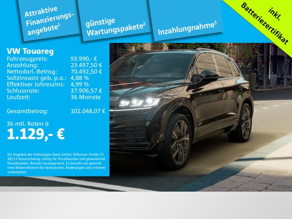 Volkswagen Touareg eHybrid IQ.Drive