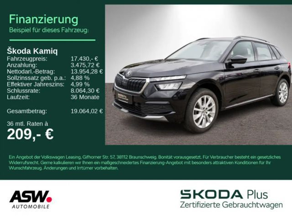 Skoda Kamiq Clever 1.0 TSI