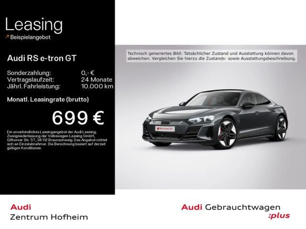 Audi RS e-tron GT *Air*B&O*HUD*Pano*Laser*Virtual*Navi