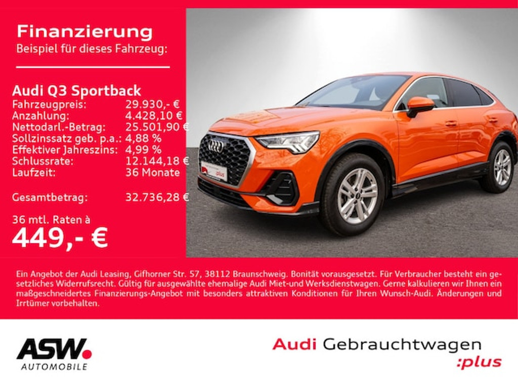 Audi Q3 Sportback S-Tronic 35 TFSI