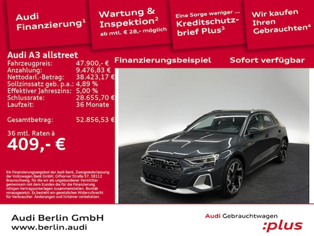 Audi A3 Quattro S-Tronic Allstreet