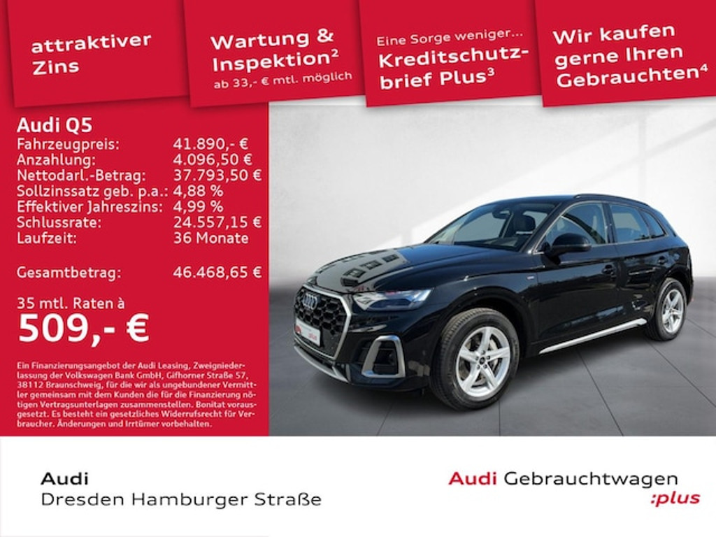 Audi Q5 Quattro S-Line S-Tronic Hybride 55 TFSI