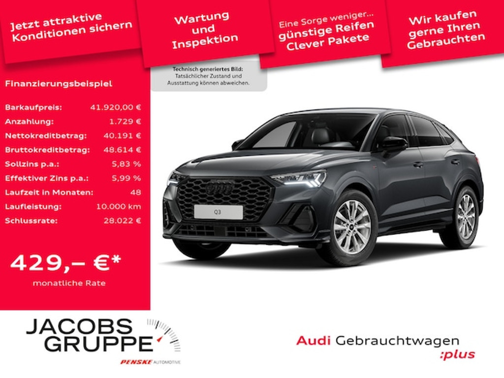Audi Q3 Sportback S-Line S-Tronic 35 TDI