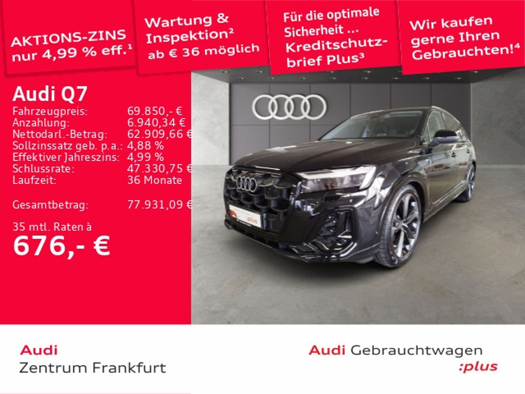 Audi Q7 Quattro S-Line 50 TDI