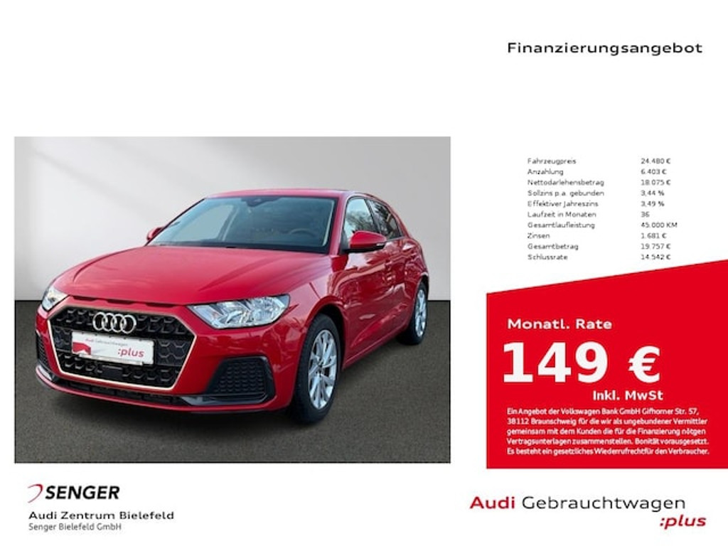 Audi A1 Sportback 25 TFSI