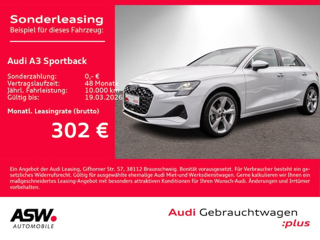 Audi A3 Sportback S-Tronic 30 TFSI