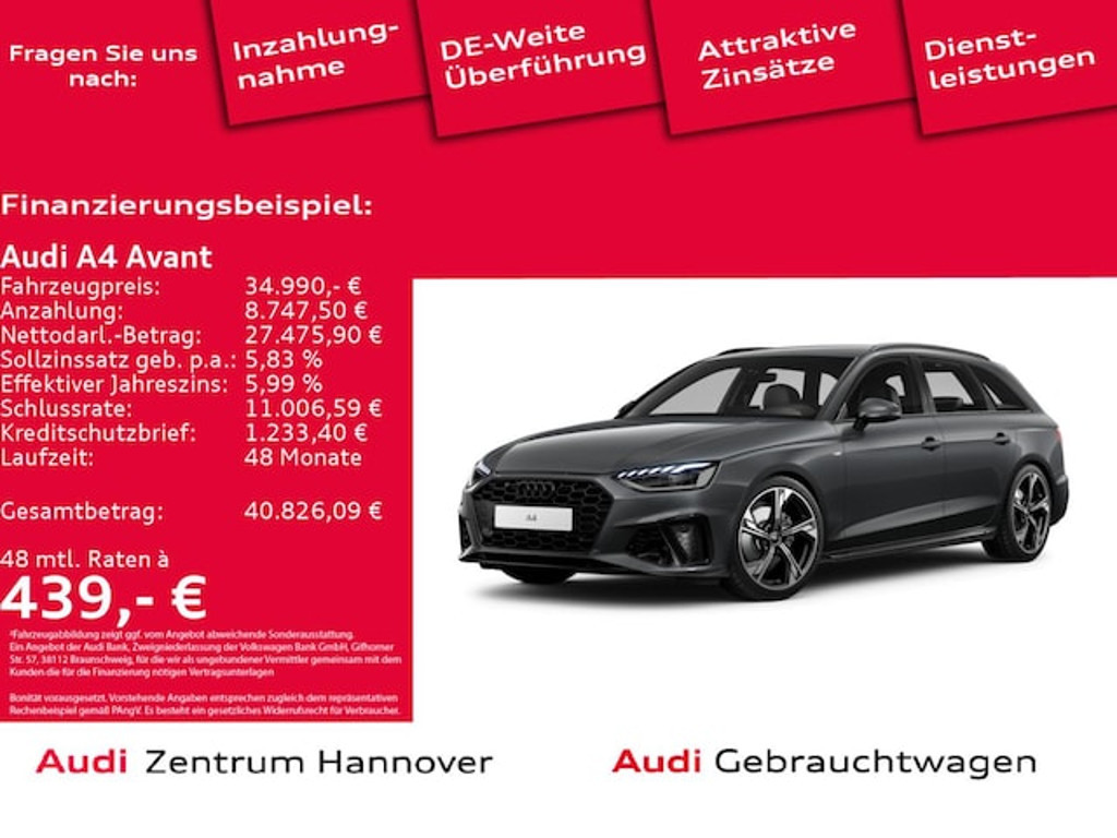 Audi A4 Avant S-Line S-Tronic 35 TDI