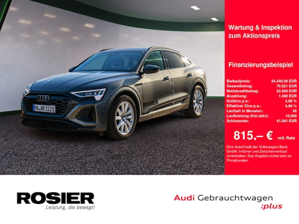 Audi Q8 e-tron Sportback Quattro S-Line 50