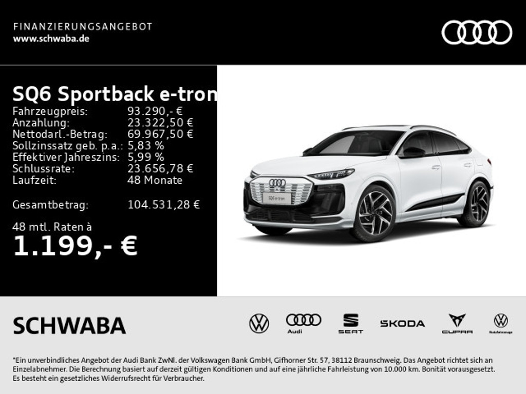 Audi Q6 e-tron Sportback Quattro
