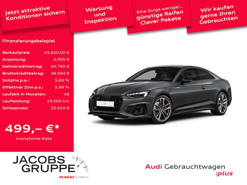 Audi A5 Coupé Quattro S-Line S-Tronic 45 TFSI