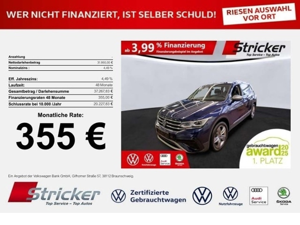 Volkswagen Tiguan DSG Allspace 2.0 TDI