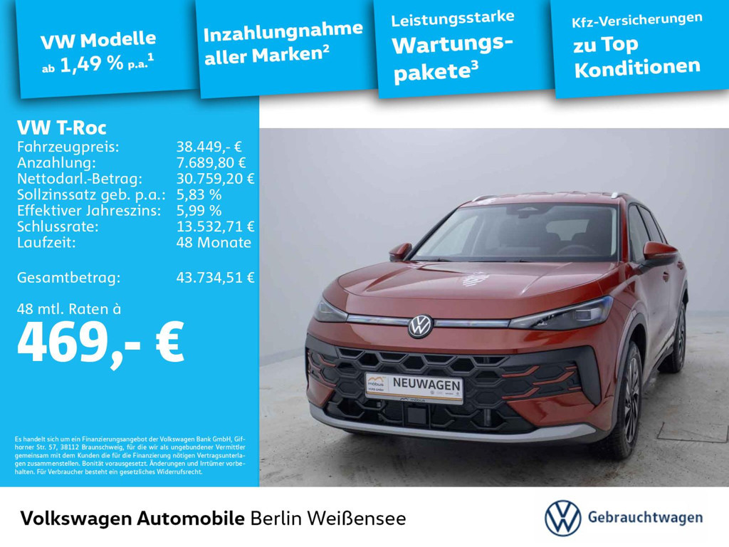 Volkswagen T-Roc DSG Style 1.5 eTSI
