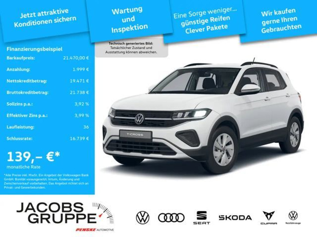 Volkswagen T-Cross Life 1.0 TSI