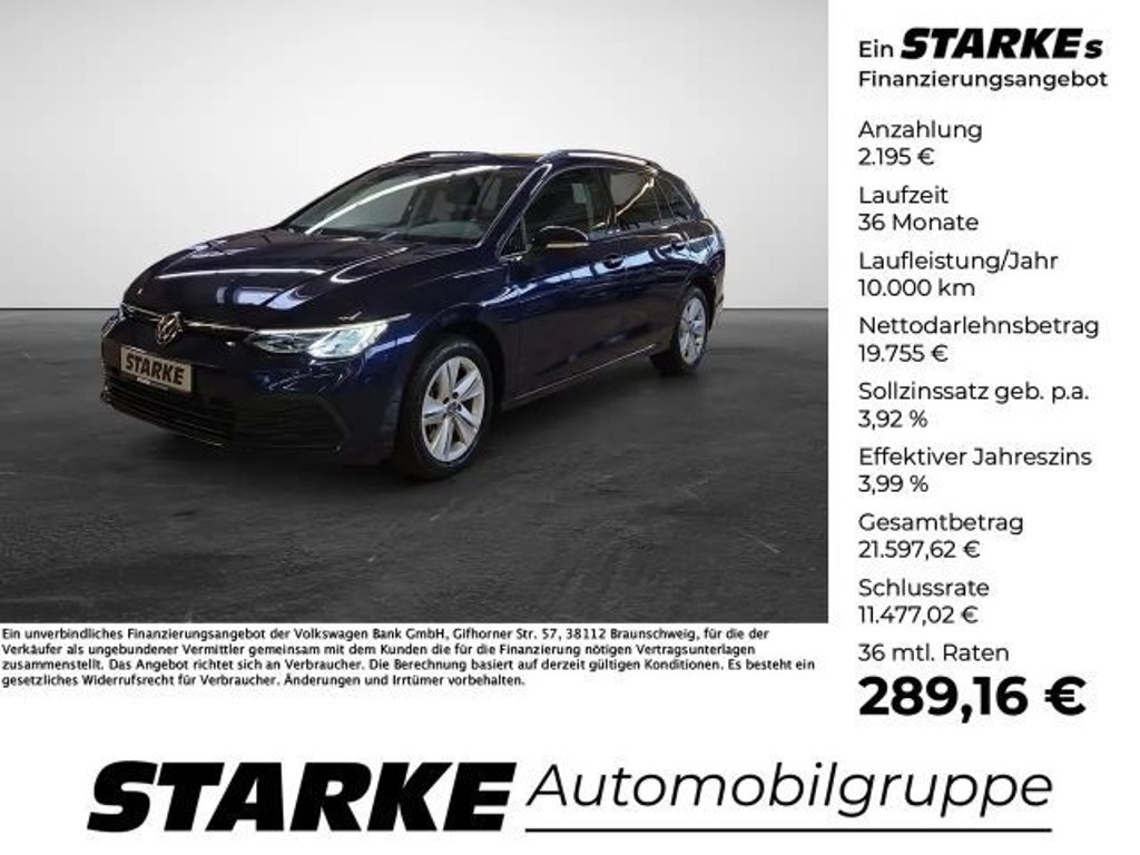 Volkswagen Golf DSG Life Variant 2.0 TDI