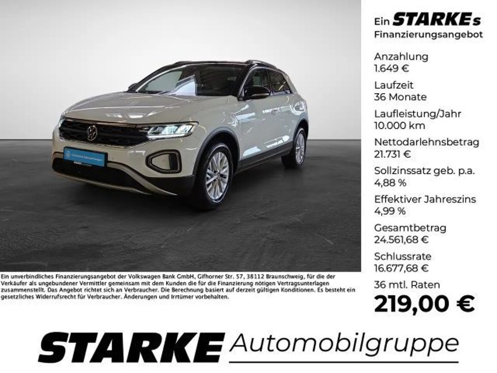 Volkswagen T-Roc Life 1.0 TSI