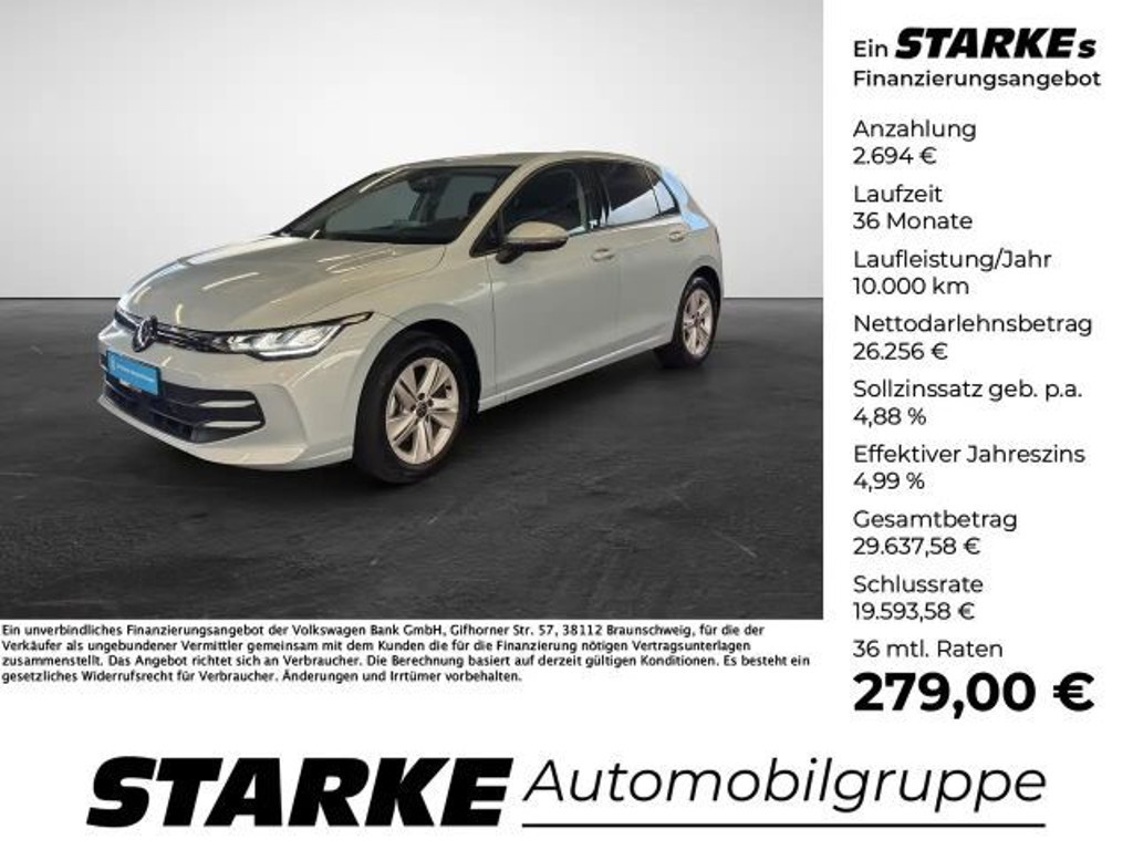 Volkswagen Golf DSG Life 1.5 eTSI