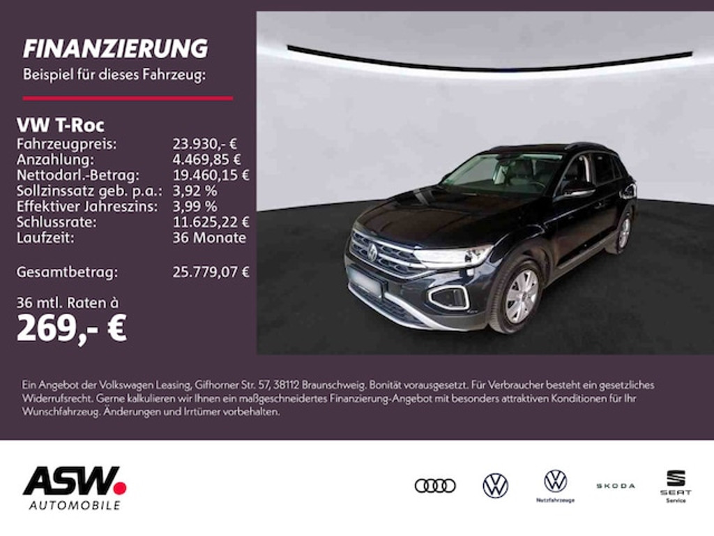 Volkswagen T-Roc DSG Style 1.5 TSI