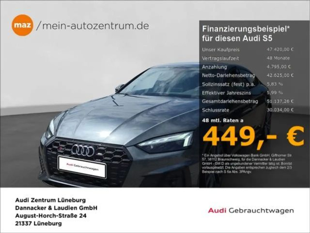Audi S5 Sportback Quattro 3.0 TDI