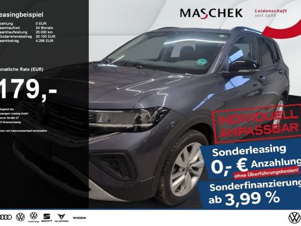 Volkswagen T-Cross Goal 1.0 l TSI Sitzh. ACC MirrorLink Ambiente Navi