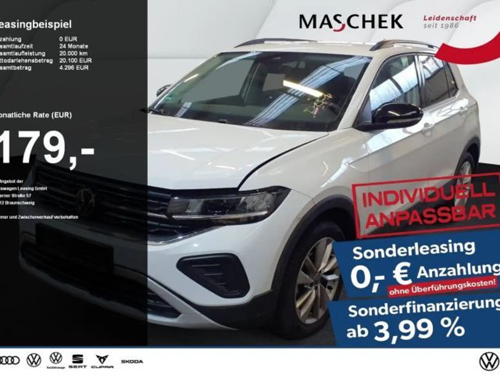 Volkswagen T-Cross Goal 1.0 l TSI Sitzh. ACC MirrorLink Ambiente Navi