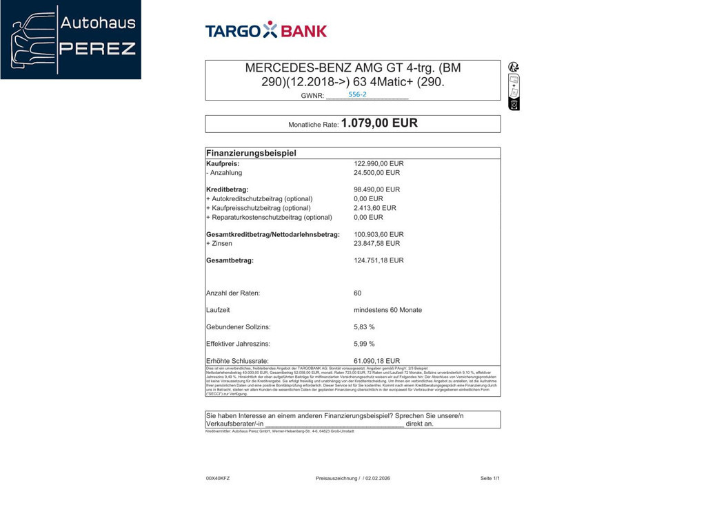 Mercedes-Benz AMG GT