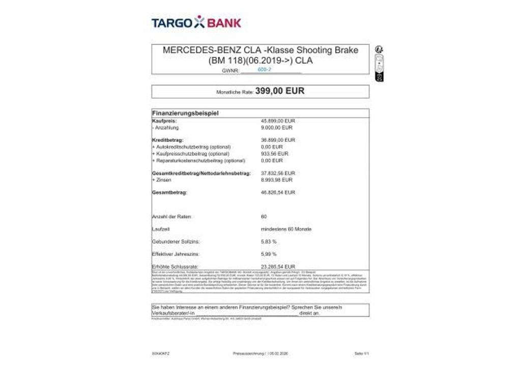 Mercedes-Benz CLA-Klasse