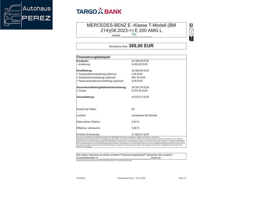 Mercedes-Benz E-Klasse