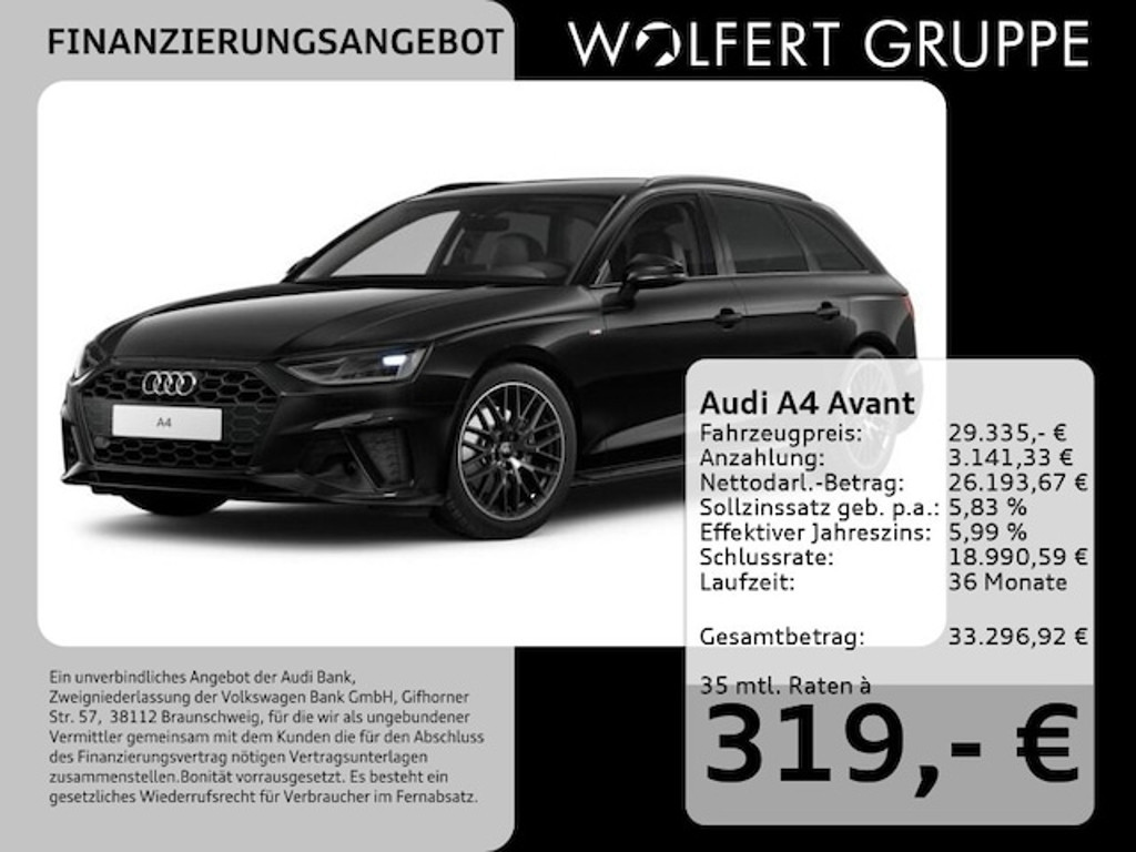 Audi A4 Avant S-Line S-Tronic 35 TDI