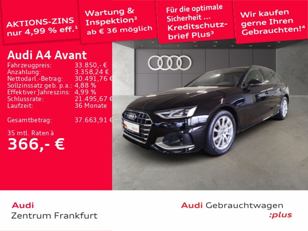 Audi A4 Avant S-Tronic 40 TDI
