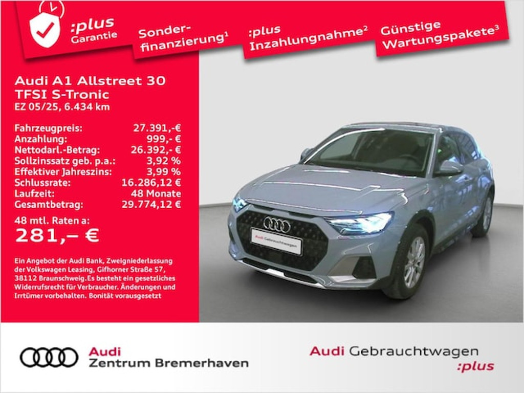 Audi A1 S-Tronic 30 TFSI Allstreet