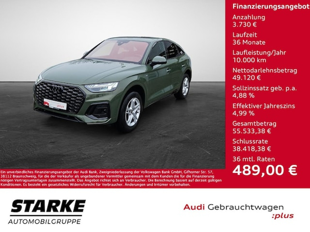 Audi Q5 Sportback Quattro S-Tronic 40 TDI