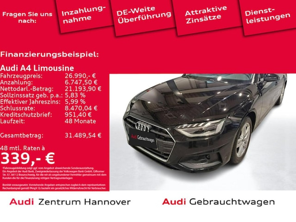 Audi A4 Sedan S-Tronic 30 TDI