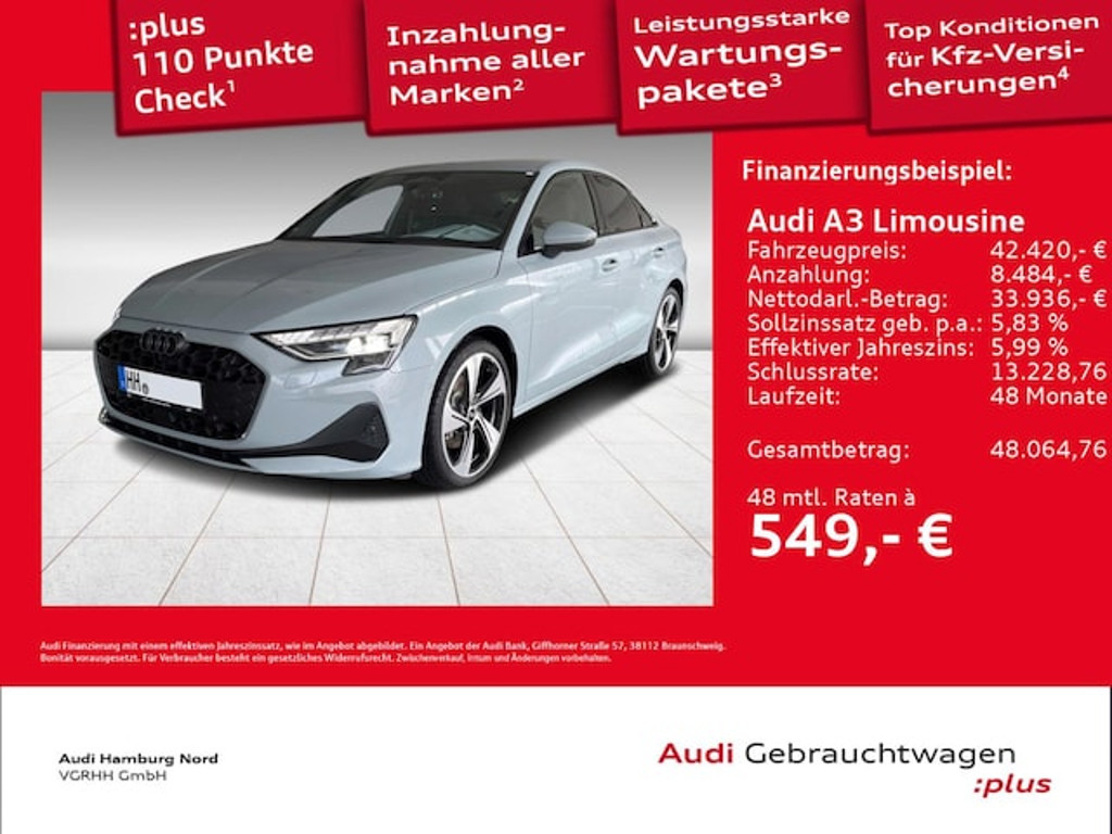 Audi A3 Sedan S-Tronic