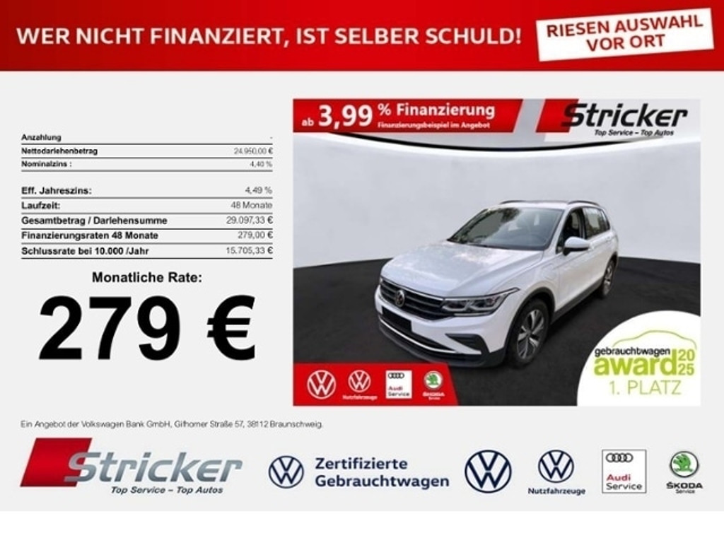 Volkswagen Tiguan eHybrid 1.4 TSI