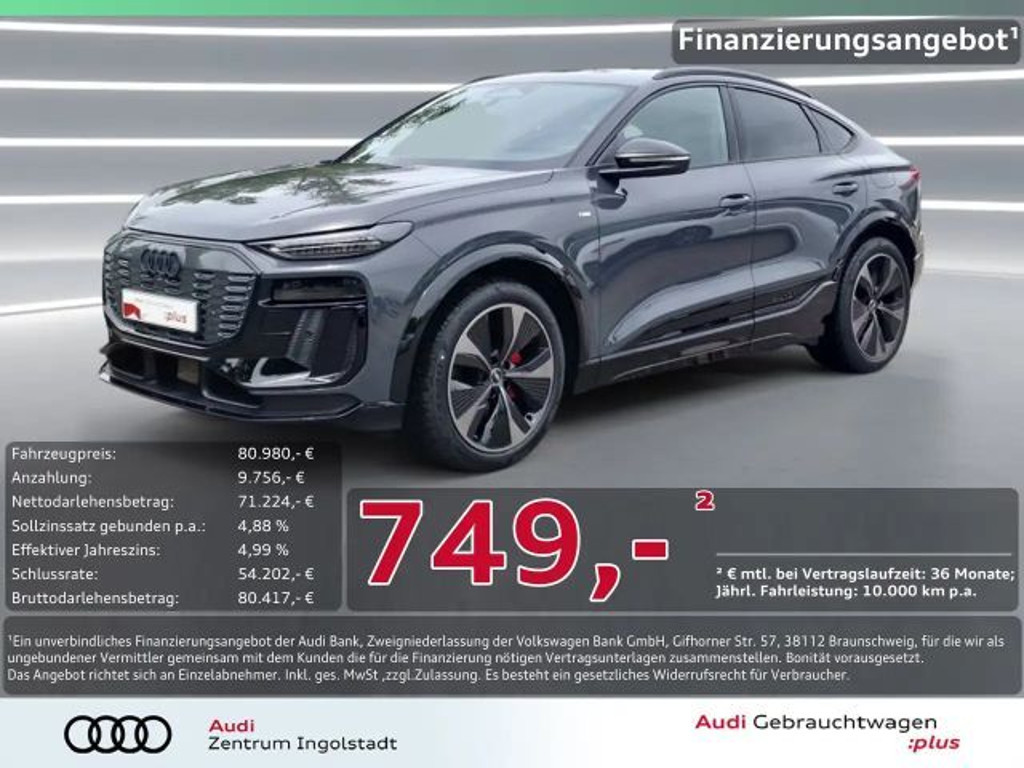 Audi Q6 e-tron Sportback Quattro S-Line Edition
