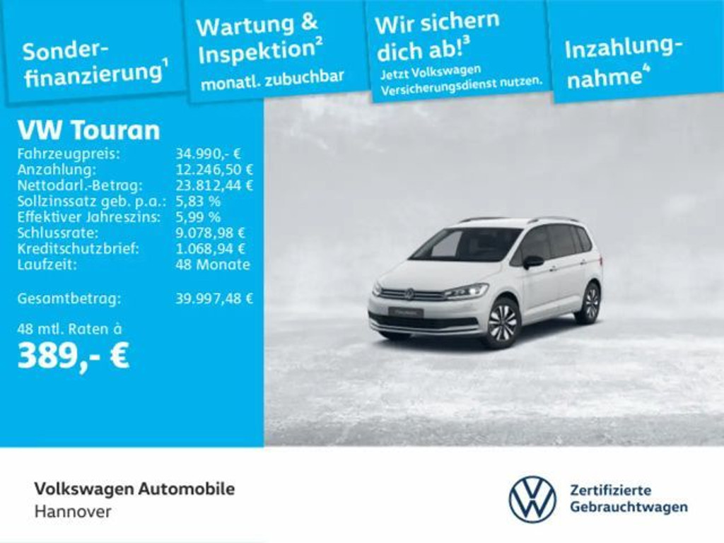 Volkswagen Touran Comfortline DSG 2.0 TDI