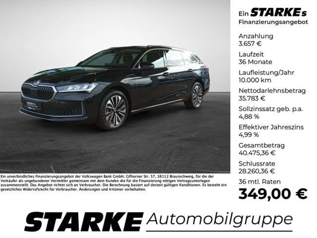 Skoda Superb Combi 4x4 2.0 TSI Selection