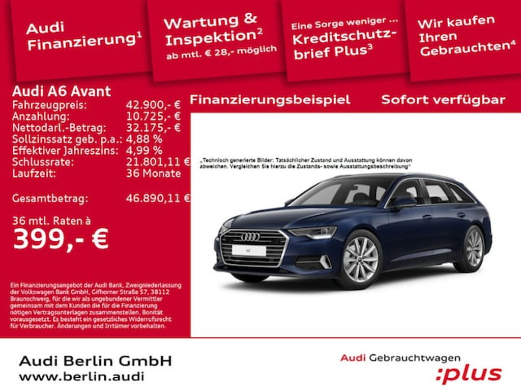 Audi A6 Avant Quattro S-Tronic Sport 45 TFSI