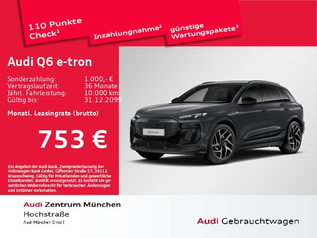 Audi Q6 e-tron SUV e-tron Audi Q6 SUV e-tron