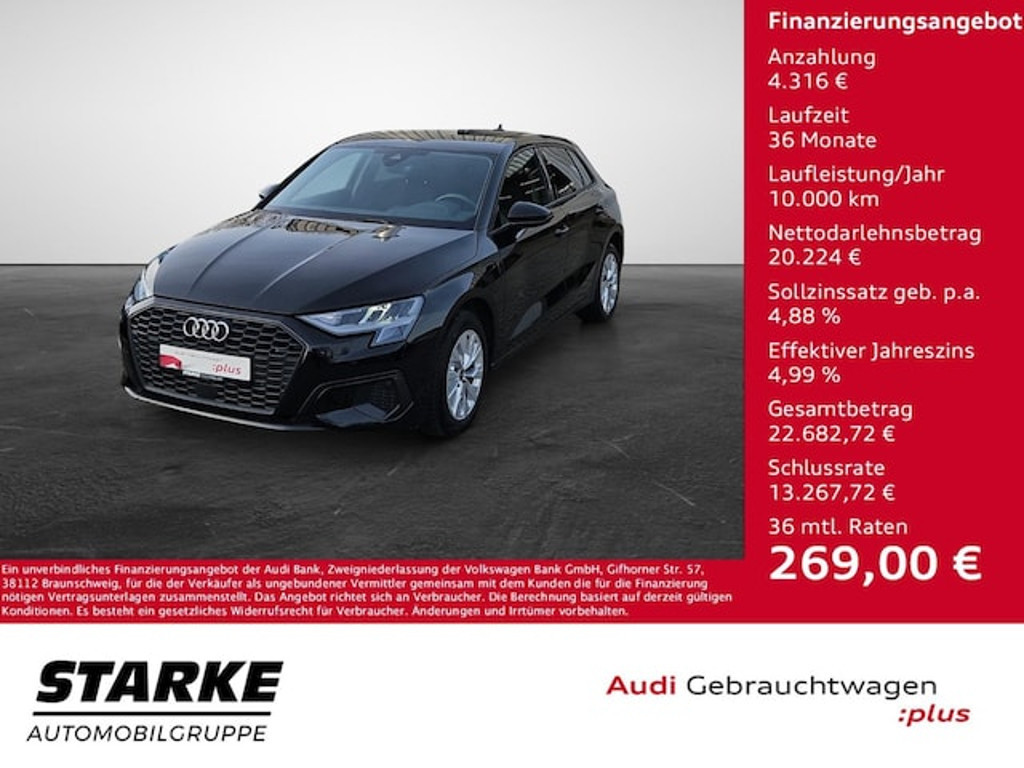 Audi A3 Sportback S-Tronic Hybride 40 TFSI