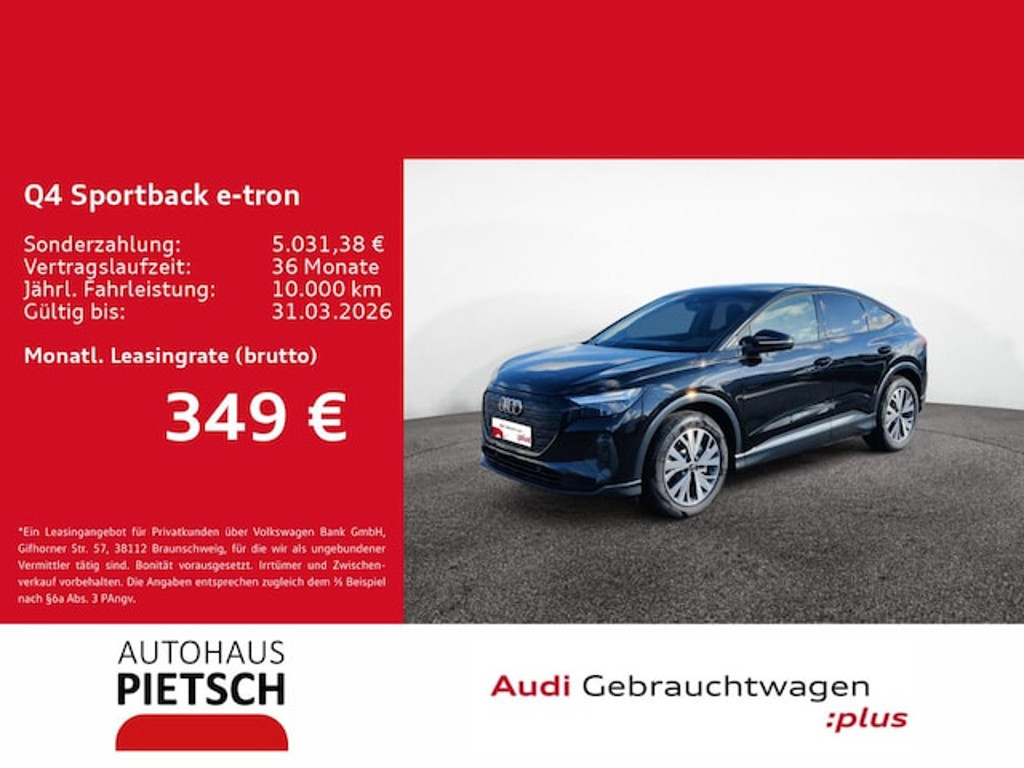 Audi Q4 e-tron Sportback