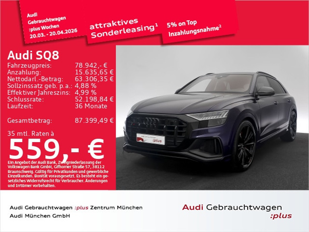 Audi SQ8 Quattro Competition