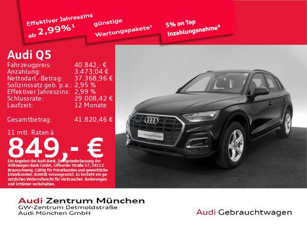 Audi Q5 Quattro S-Tronic 40 TFSI