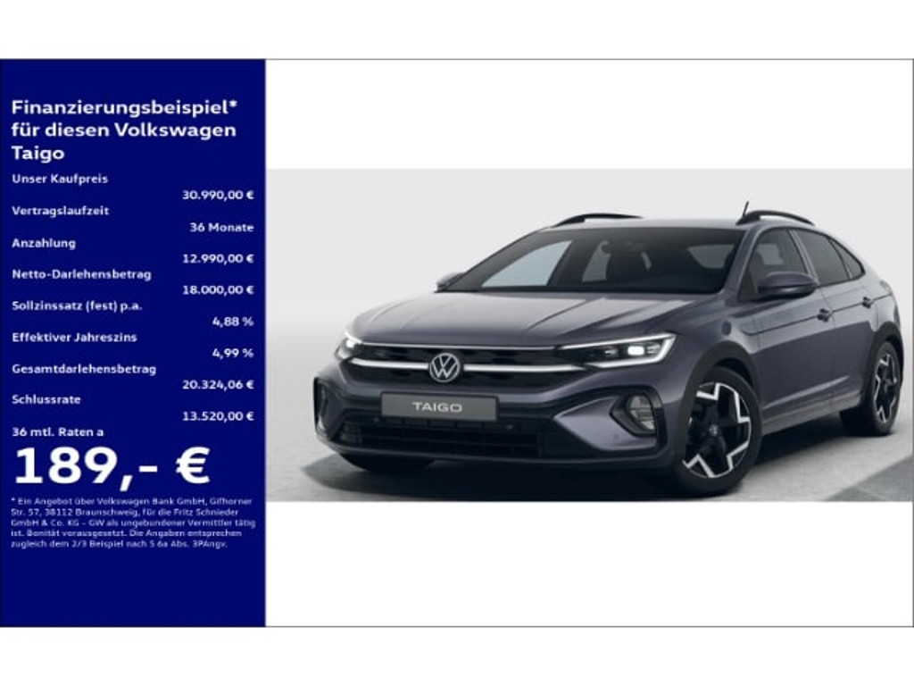 Volkswagen Taigo R-Line IQ.Drive