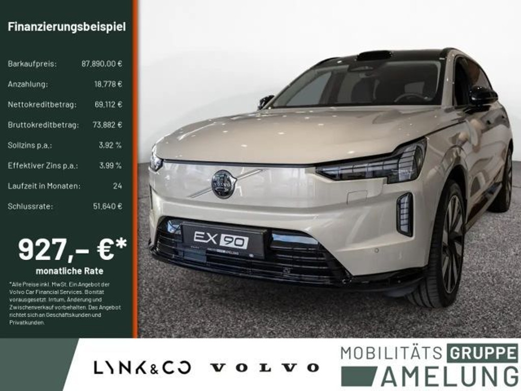 Volvo EX90 AWD Vierwielaandrijving Ultra